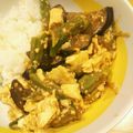 yoppy0908's cooksnap of when they made 豆腐と茄子とオクラの味噌炒め.
