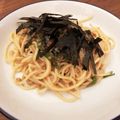 satolusan's cooksnap of when they made 目黒「ダン」風たらこ(明太子)スパゲティ.