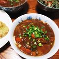 めいびー's cooksnap of when they made カレーの残りで簡単★蕎麦屋のカレーうどん.