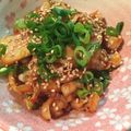 ☆ななみーる☆'s cooksnap of when they made 超楽々 居酒屋 鶏皮キムチ 作ります.