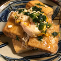 いちごちぉこ's cooksnap of when they made めんつゆで厚揚げと卵の煮物.