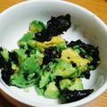 tetu＆natu's cooksnap of when they made アボカド＆韓国のり★ご飯食過ぎた～ルタル.