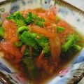 マッハママ's cooksnap of when they made トマト出汁の菜の花和え.