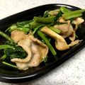 もりっこかふぇ's cooksnap of when they made 空芯菜と豚バラのオイスターソース炒め.