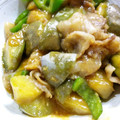 クックKEUA6A☆'s cooksnap of when they made 豚バラとナスの味噌炒め.