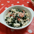 ♪快適一人暮らし♪'s cooksnap of when they made 水切り不要♥︎ワカメとカニカマの白和え.