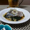 ダイナマイト漆黒's cooksnap of when they made ★刺身ワカメと〆鯖の葱和え★.