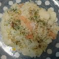 peche72's cooksnap of when they made 簡単！フライパンで♡お店の味☆海老ピラフ.