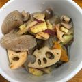 はなファブリック's cooksnap of when they made れんこんの煮物.