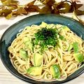 ３匹の大ぶたママ's cooksnap of when they made アボカドわさびマヨパスタ☆.