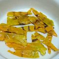 ま＊ど＊か♪'s cooksnap of when they made 時短！　レンジで柿の皮チップス.