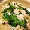 batacco823's cooksnap of when they made 豚バラと小松菜の塩炒め.