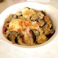 みりんこ♡'s cooksnap of when they made ジャガイモとなすのベーコンチーズ焼き.