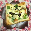 ぽぽきゅ's cooksnap of when they made 桜えび×ピーマンの塩昆布・レモントースト.
