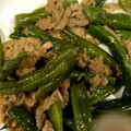 はに333's cooksnap of when they made ツナといんげんのカレー炒め.