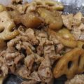 アレイだぞ！'s cooksnap of when they made れんこんと豚バラ炒め煮.
