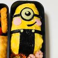 s_y3190's cooksnap of when they made ミニオンキャラ弁☆.