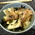 nishimo's cooksnap of when they made お弁当の一品に たけのことワカメの煮物.