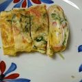 ｽｶｲﾌｨｯｼｭ☆'s cooksnap of when they made お弁当にぴったり！カニカマとネギの卵焼き.