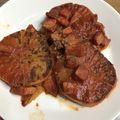 ゆちゆ47's cooksnap of when they made トマト缶でイタリア～ンな大根ステーキ.
