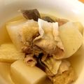 knkt_az's cooksnap of when they made 豚バラ★油揚げ★こんにゃく★大根★煮物.