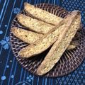 もこもこねね's cooksnap of when they made 卵無し◇おからビスコッティ☆みそ＆ごま.