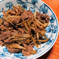 kam嫁's cooksnap of when they made 牛肉とごぼうのしぐれ煮.