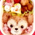 ゆちちょこ❤︎'s cooksnap of when they made キャラ弁☆ふわっふわダッフィーおにぎり.
