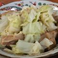 低カロ探検隊's cooksnap of when they made 春キャベツと車麩の煮物.