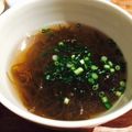 kaokaofood's cooksnap of when they made もずくスープ.