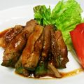 きさらぎるい's cooksnap of when they made 超簡単！焼き肉のたれでオクラの豚肉巻き.