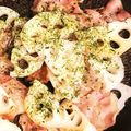 やえまりも's cooksnap of when they made れんこんとベーコンで青海苔炒め.