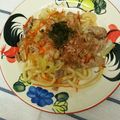 おうちゃん母さん's cooksnap of when they made 液体塩こうじの焼きうどん.