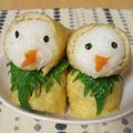 ふんわりしょこら's cooksnap of when they made キャラ弁に☆アヒル？のおいなりさん.