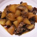もんぞぅ's cooksnap of when they made 牛肉と大根の煮物.