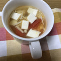 ＊ゆり1124＊'s cooksnap of when they made トマトと豆腐の中華スープ.