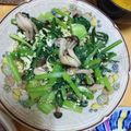さきべえ's cooksnap of when they made 小松菜とキノコ炒.