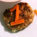 もげうぃる's cooksnap of when they made 離乳食豆腐ハンバーグ 大人用に取り分けも.