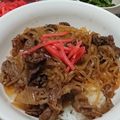 チビひろ☆Ｆ's cooksnap of when they made すき焼きのたれで、簡単牛丼.