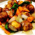 かえるとくま's cooksnap of when they made おからミートボールで酢豚～♪.