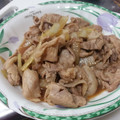 kotohime00's cooksnap of when they made 豚バラと玉ねぎの生姜焼き.