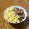 msft5632's cooksnap of when they made 生姜の効いた鳥ソボロ丼.