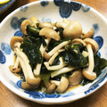 YUKIKI☆'s cooksnap of when they made しめじとわかめのコク旨おひたし♪.