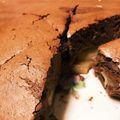♡♡みぃこ♡♡'s cooksnap of when they made ＨＭ簡単桃入りココアケーキ.