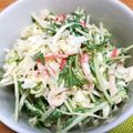 ピニヨ's cooksnap of when they made カニカマとキャベツのサラダ.