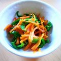 ゆうジュニア's cooksnap of when they made お弁当に✿ピーマンとにんじんの炒め物.
