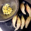 azbjbn's cooksnap of when they made ミョウガとミョウガの花の即席漬け（超速）.