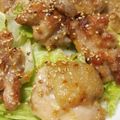 こむぎぱくぱく's cooksnap of when they made 簡単♪鶏もものごまマヨガーリックソテー.