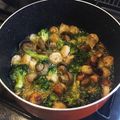 わかちんとシロ's cooksnap of when they made 小エビとマッシュルームのアヒージョ.