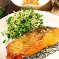 ☆糖質減らしてます☆'s cooksnap of when they made 簡単★絶品★カレーとチーズの鮭ムニエル.